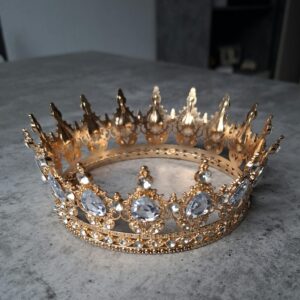 Krone weiß gold